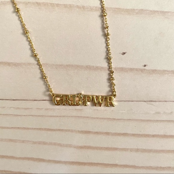Rebecca Minkoff Jewelry - Rebecca Minkoff Grl Pwr Pendant Necklace NWT